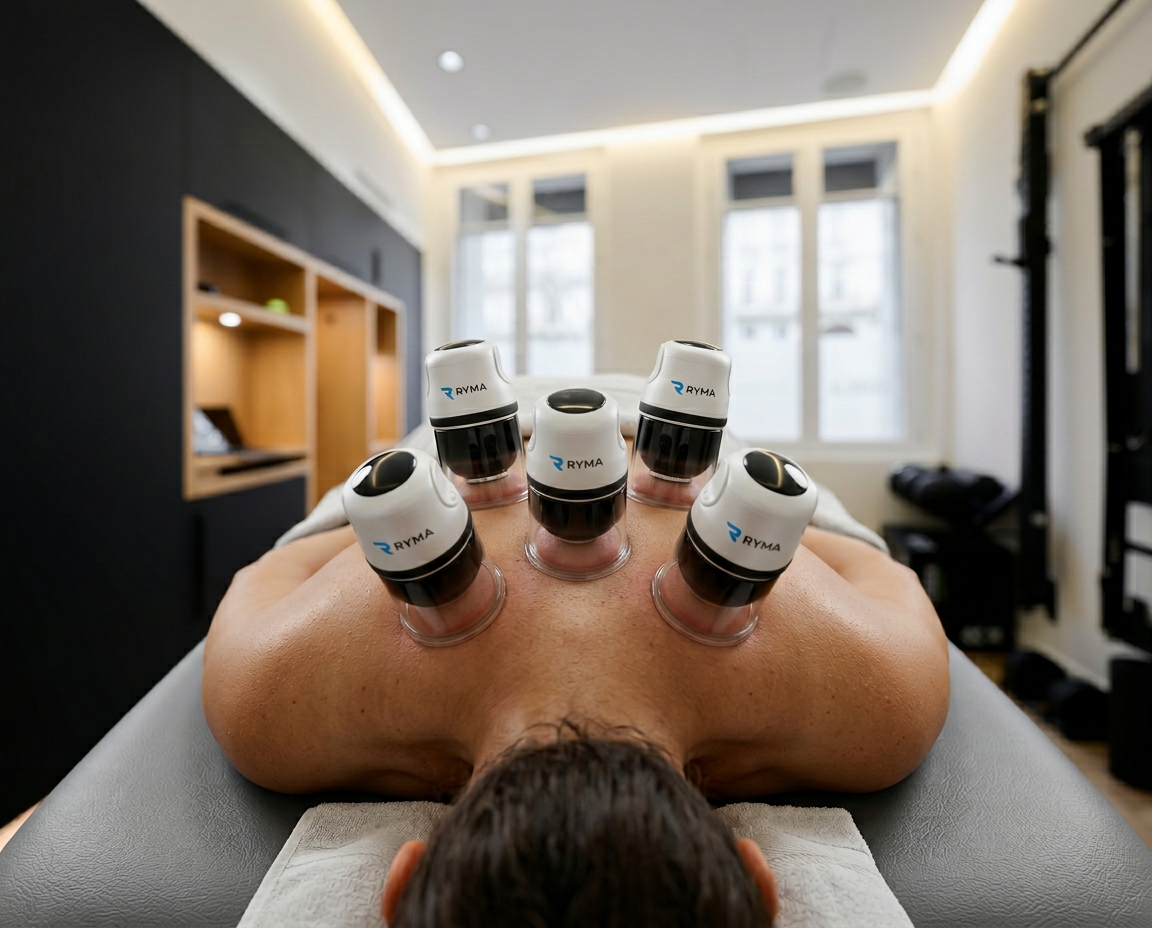 Ventouses – cupping électriques chauffantes RYMA – Pack de 6