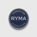 Patch Velcro RYMA Recovery Club rond 70 mm en PVC souple