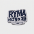 Patch Velcro RYMA Recovery Club 80 mm en PVC souple