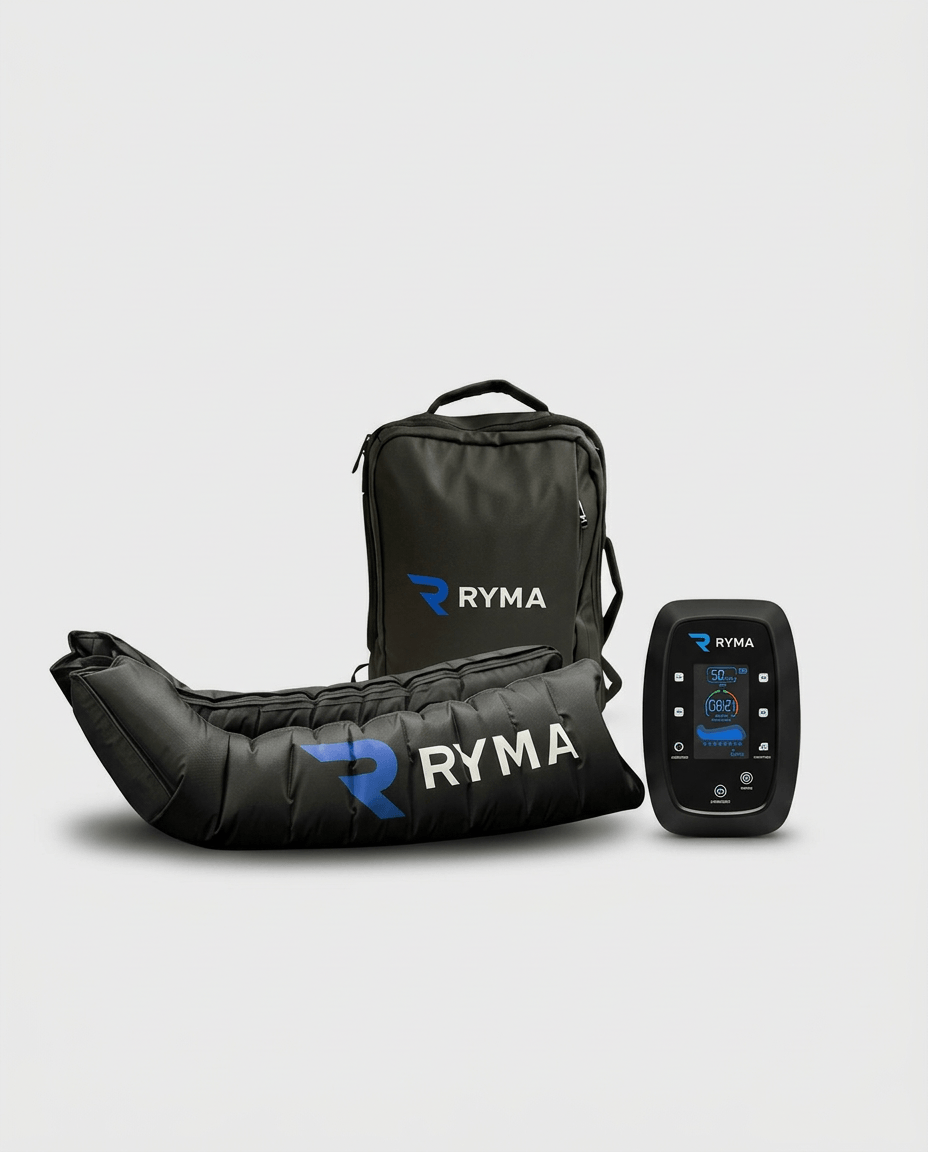 Pack complet bottes de pressothérapie RYMA 8 chambres avec unité centrale et sac de transport
