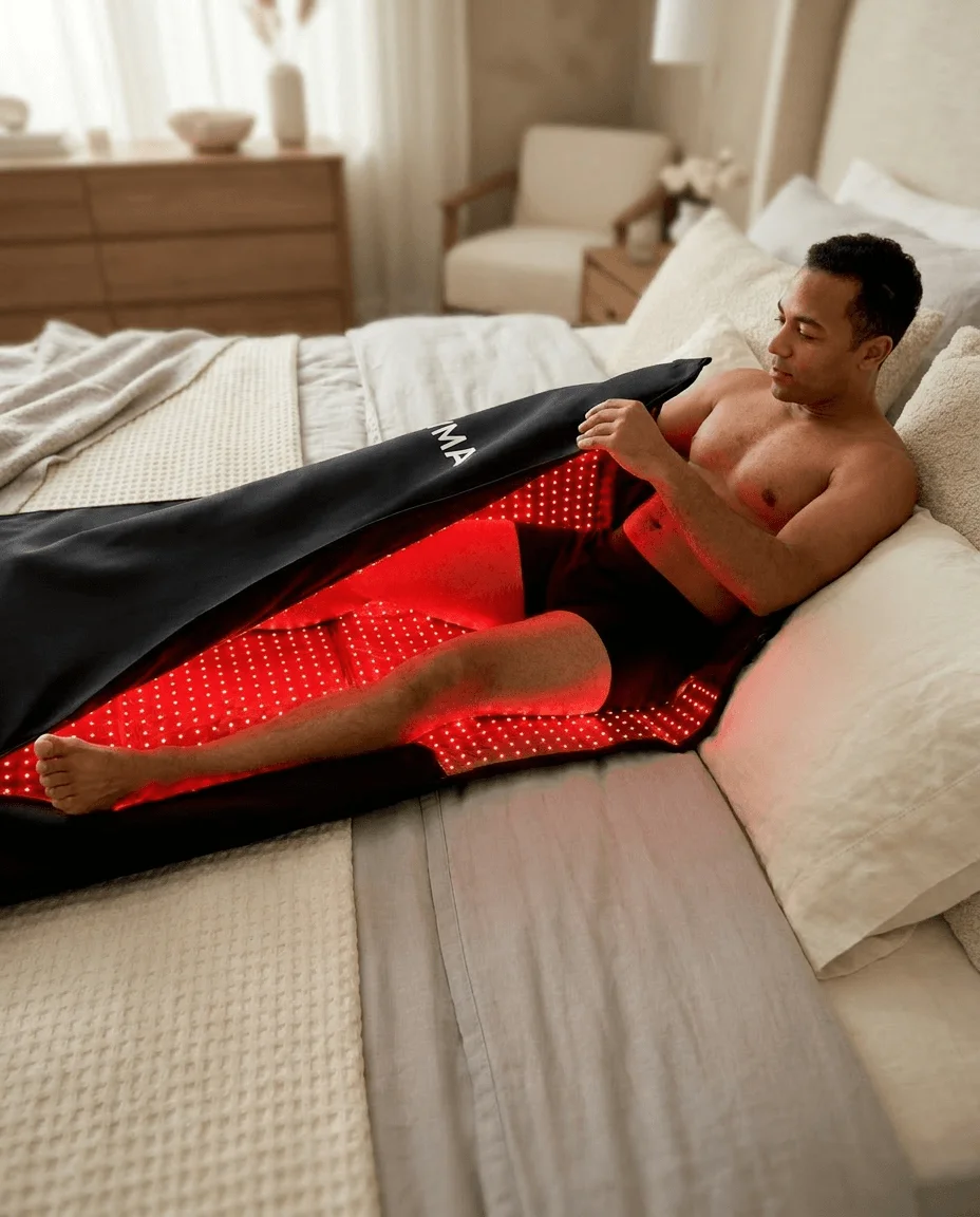 Cocon de lumière rouge et proche infrarouge RYMA | Photobiomodulation corps entier