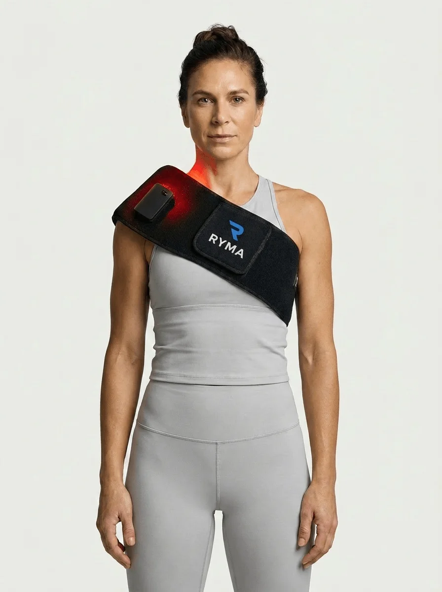 Ceinture de photobiomodulation RYMA | Lumière rouge 660 nm et proche-infrarouge 850 nm